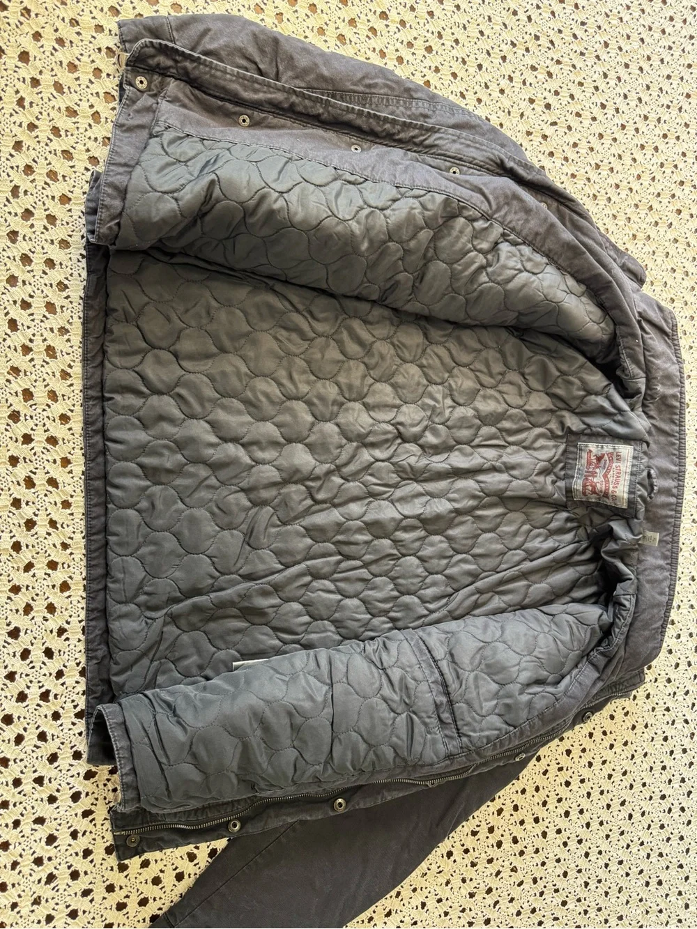 Levi's Dark Gray Military Field Jacket
